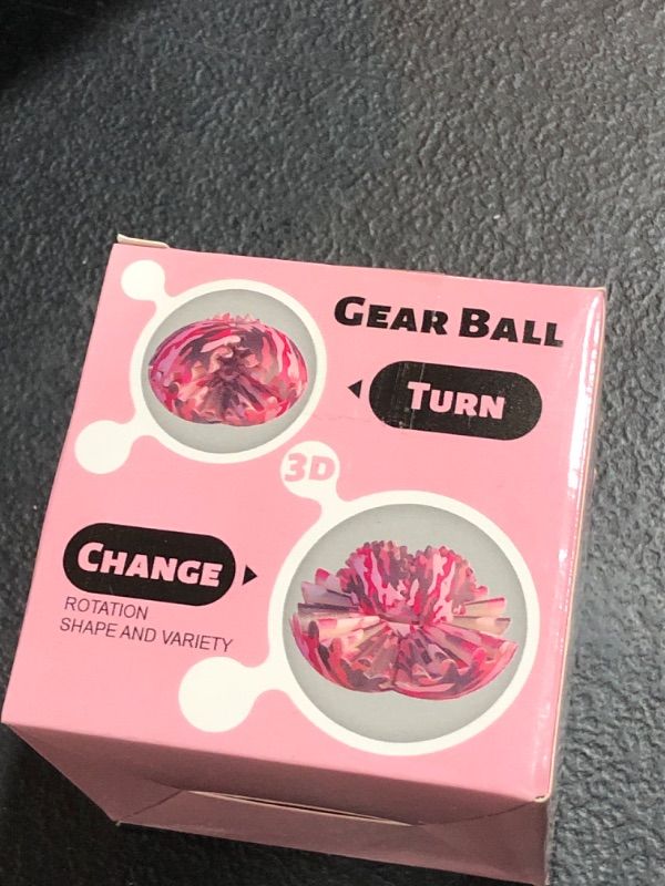 Photo 1 of Gear Ball Fidget Toy, 3D Printed Gear Ball Gear Sphere Desk Toy Cube Spin Stress Ball, GearSphere Fidget Ball Stress Relief Toy, Anxiety Toys, for Adults Kids Stocking Stuffers
