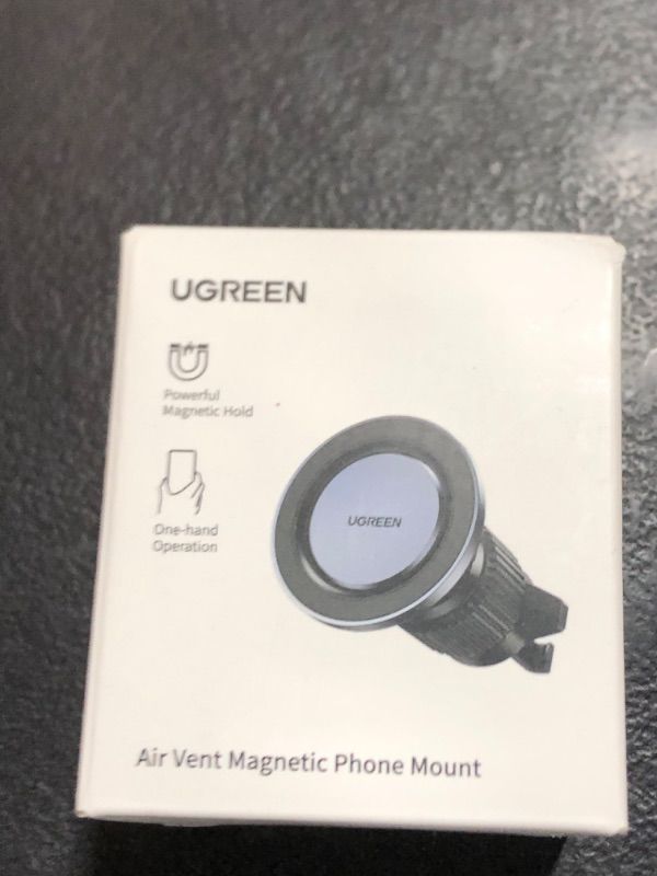 Photo 1 of UGREEN for Magsafe Car Phone Holder Magnetic Phone Mount Strongest Magnet Compatible with iPhone 16 15 14 13 12 Pro Max Plus Mini, Air Vent Clip Cellphone Holder 