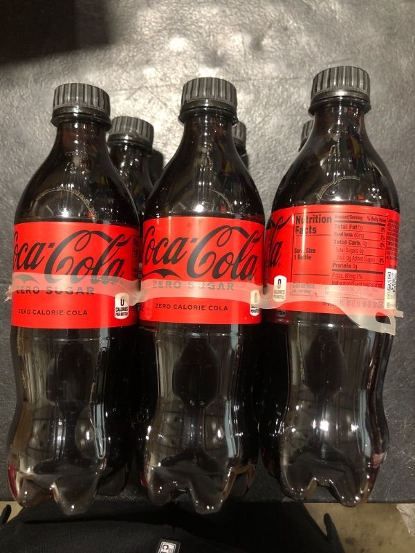Photo 1 of Coca-Cola 6-Pack 16.9 Oz Zero Sugar EXPIRE: 02/03/25