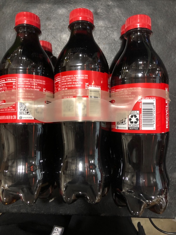 Photo 2 of Coca-Cola 6-Pack 16.9 Oz Classic EXPIRE: 01/12/25