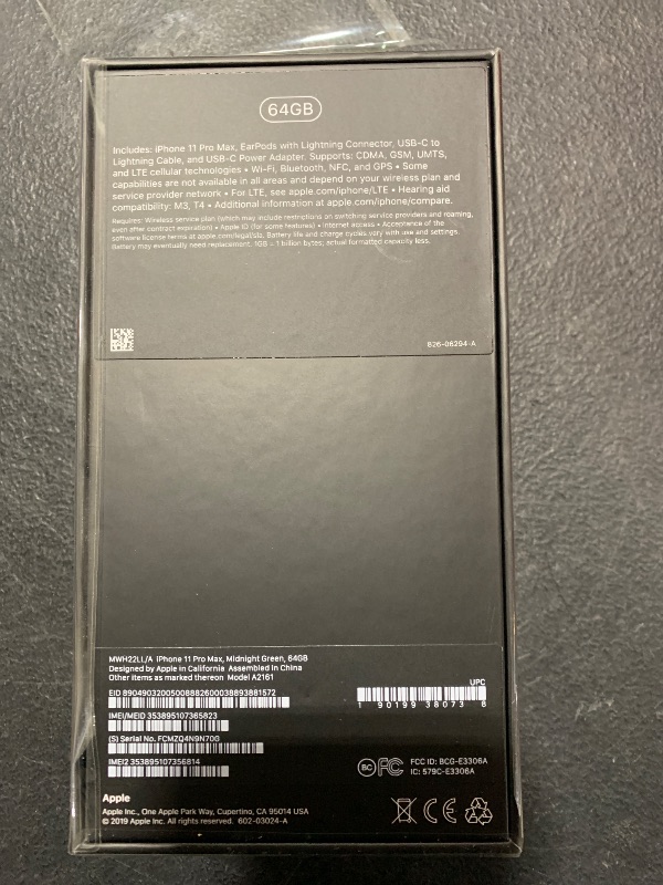 Photo 2 of Apple iPhone 11 Pro Max [64GB, Midnight Green] + Carrier Subscription [Cricket Wireless]