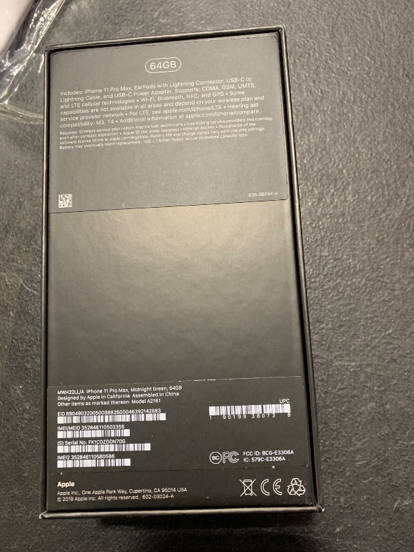 Photo 2 of Apple iPhone 11 Pro Max [64GB, Midnight Green] + Carrier Subscription [Cricket Wireless]