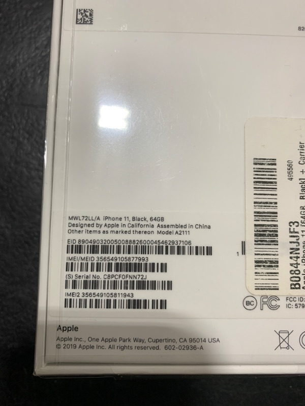 Photo 5 of Apple iPhone 11 [64GB, Black] + Carrier Subscription [Cricket Wireless]