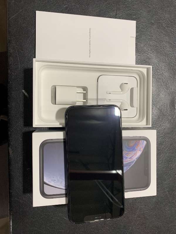 Photo 2 of Apple iPhone XR (64GB, Black) [Locked] + Carrier Subscription   cricket wireless 