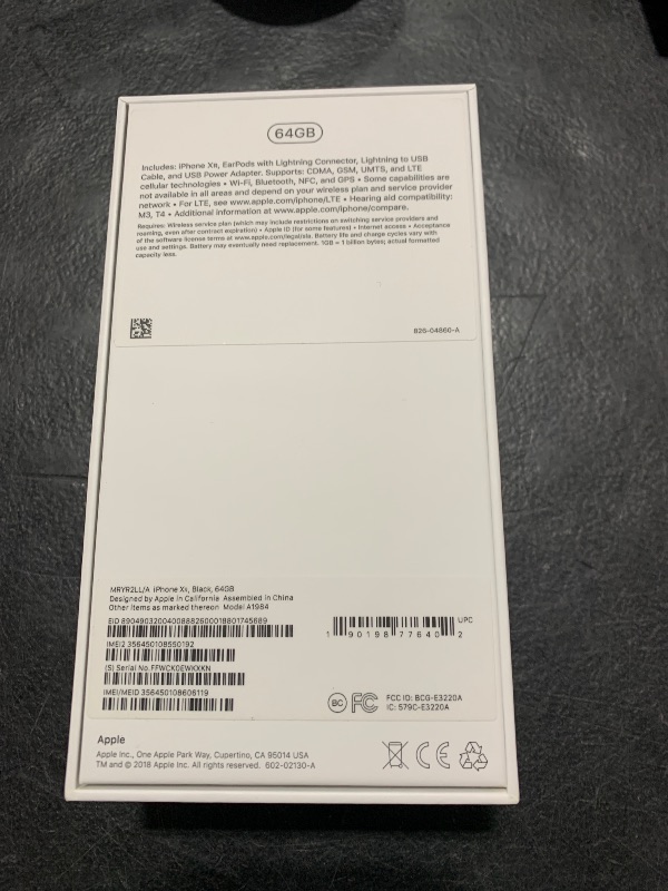 Photo 3 of Apple iPhone XR (64GB, Black) [Locked] + Carrier Subscription  cricket wireless 