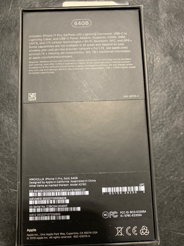 Photo 2 of Apple iPhone 11 Pro [64GB, Gold] + Carrier Subscription [Cricket Wireless]