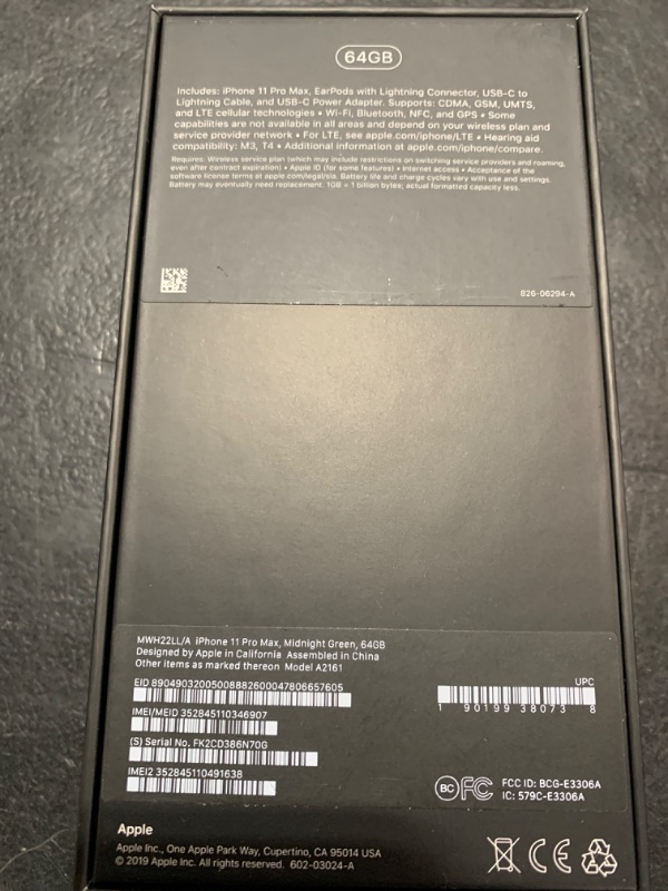 Photo 6 of Apple iPhone 11 Pro Max [64GB, Midnight Green] + Carrier Subscription [Cricket Wireless]