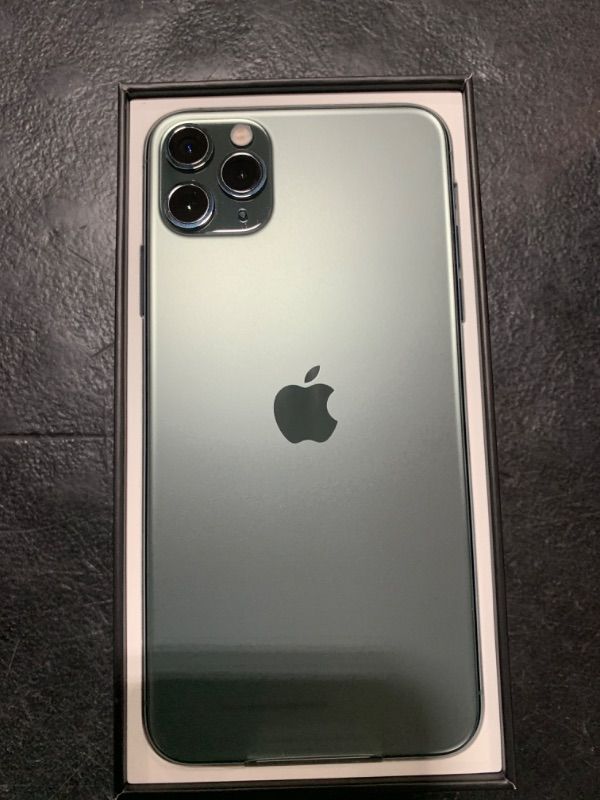 Photo 3 of Apple iPhone 11 Pro Max [64GB, Midnight Green] + Carrier Subscription [Cricket Wireless]