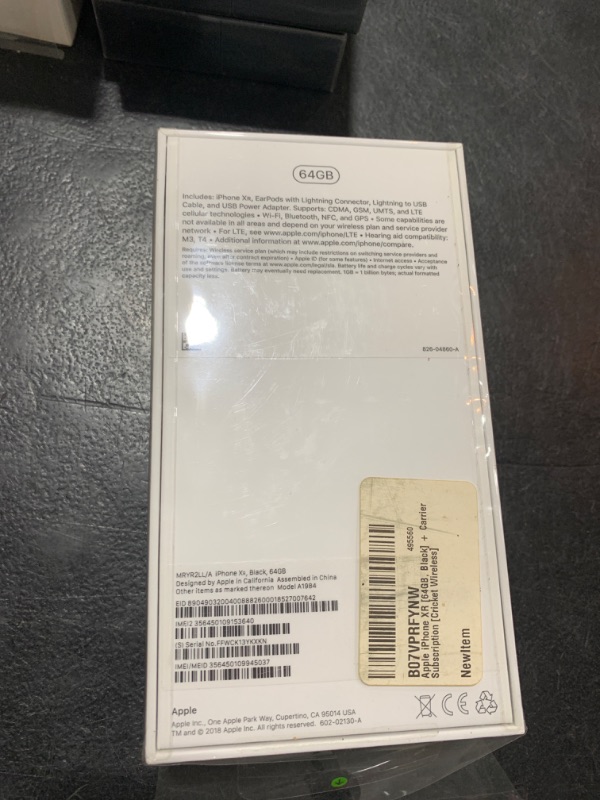 Photo 6 of Apple iPhone XR (64GB, Black) [Locked] + Carrier Subscription