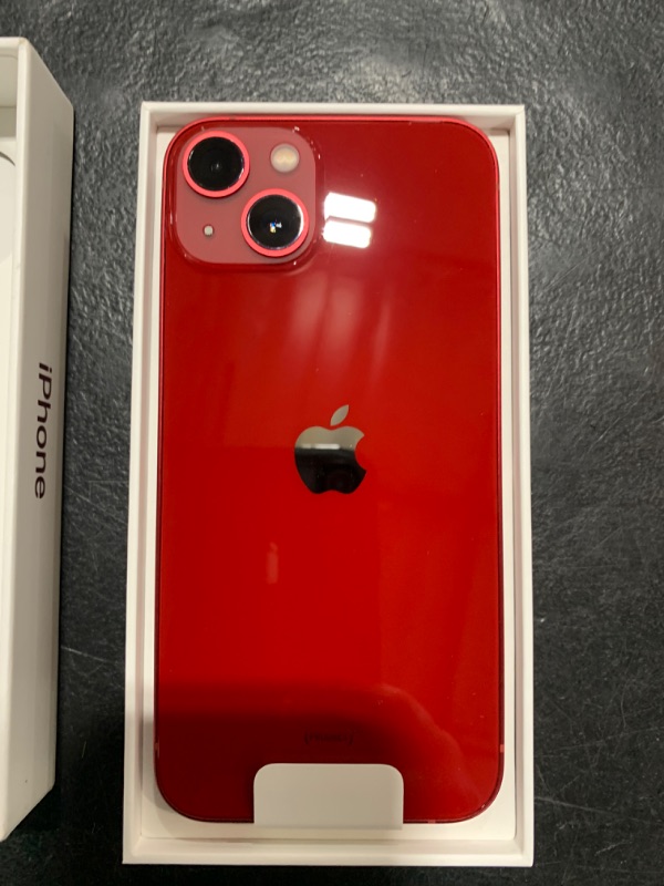 Photo 4 of Apple iPhone 13 (128GB, (Product) RED) [Locked] + Carrier Subscription