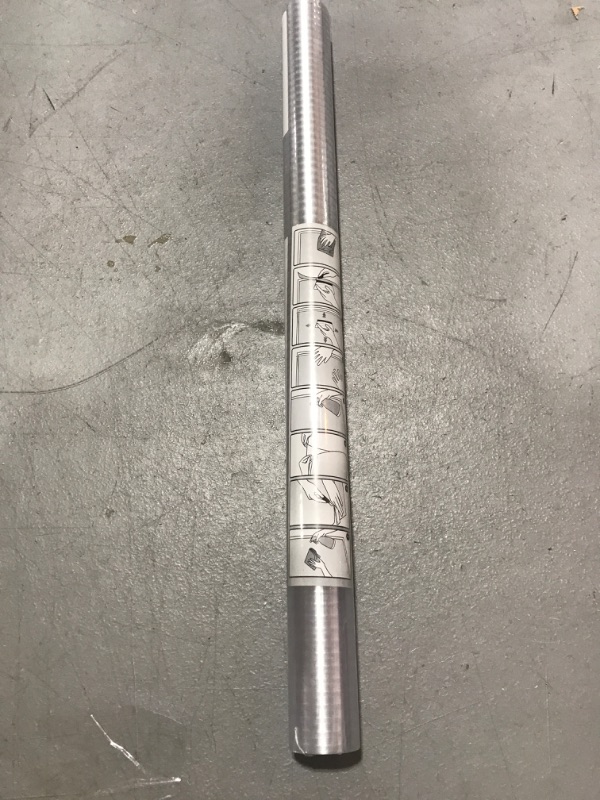 Photo 1 of Coavas Privacy Window Film Fluted Glass Window Film Reeded Glass Window Film Non-Adhesive Sun Blocking Window Film Heat Control UV Blocking for Home Office, 17.5 x 78.7 Inches