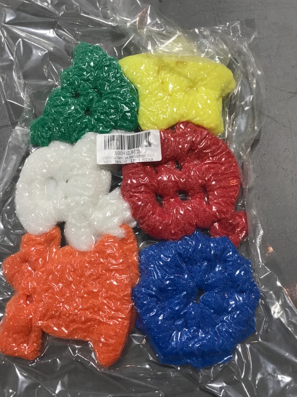 Photo 2 of 12 Pack Christmas Sponges Christmas Kitchen Decor Christmas Cleaning Sponges Cute Kitchen Scrub Sponges Christmas Tree Non Scratch Temperature Sensitive Scrubbing,Dish Pots and Pans Dishwashing. 