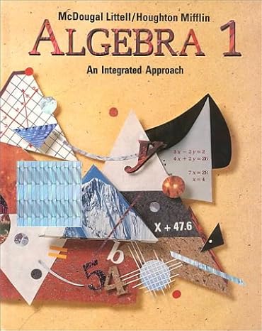 Photo 1 of Algebra 1: An Integrated Approach 