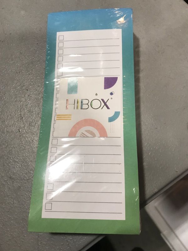 Photo 1 of HIBOX Grocery List Magnet Pad for Fridge, 6PCS Magnetic Notepads for Refrigerator 50 Sheets To-Do List Reminders Shopping List