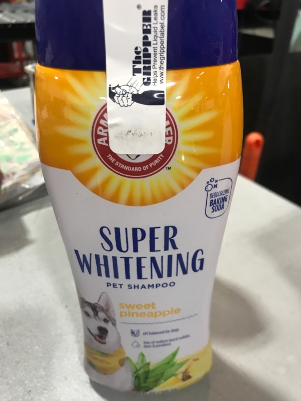 Photo 2 of Arm & Hammer for Pets Brightening Dog Shampoo, 20oz Sweet Pineapple Scent | Professional Quality Dog Whitening Shampoo, Free of Sodium Lauryl Sulfate & Parabens | Arm & Hammer Dog Shampoos