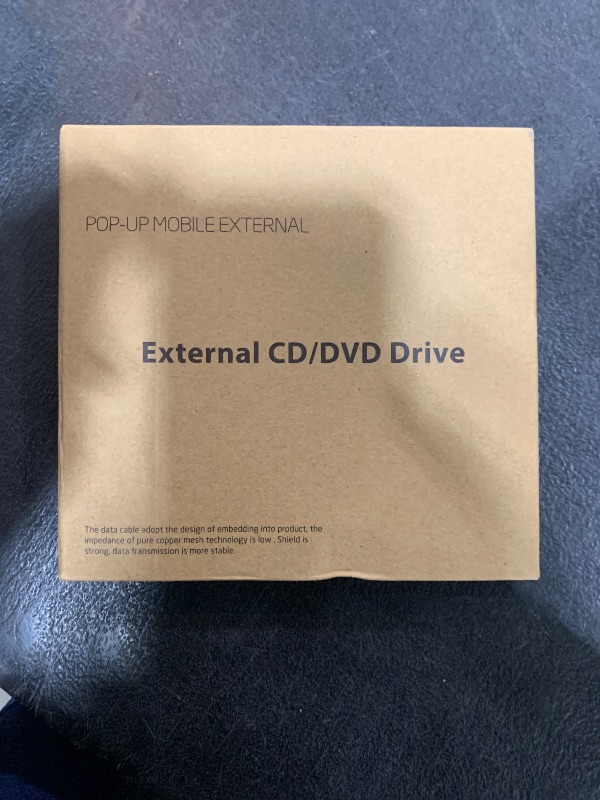 Photo 1 of Gotega External DVD Drive, USB 3.0 Portable +/-RW, DVD Player for CD ROM Burner Compatible with Laptop Desktop PC Windows Linux OS Apple Mac Black
