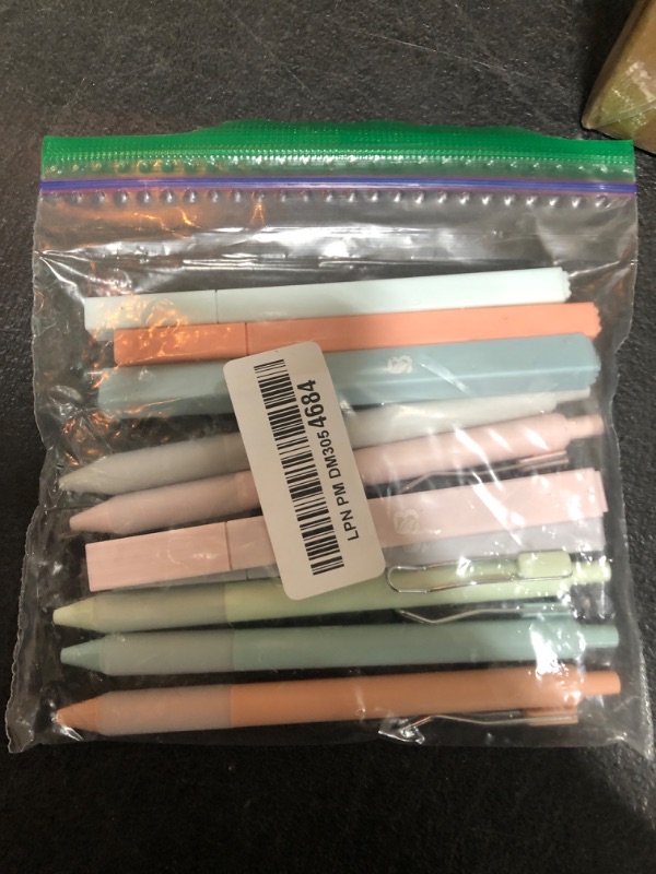 Photo 2 of BLIEVE - Aesthetic Highlighters and Gel Pens With Soft Ink And Tip, Bible Highlighters and Pens No Bleed, Dry Fast Easy to Hold, for Bible Journaling Planner School Supplies (Pastel)
