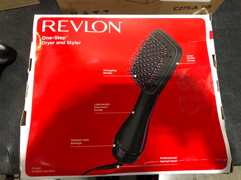 Photo 2 of REVLON One-Step Hair Dryer & Styler, Black