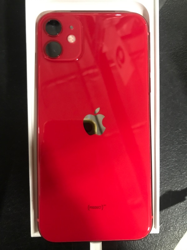 Photo 3 of Apple iPhone 11 [64GB, (Product) RED] + Carrier Subscription [Cricket Wireless]