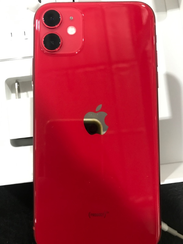 Photo 3 of Apple iPhone 11 [64GB, (Product) RED] + Carrier Subscription [Cricket Wireless]