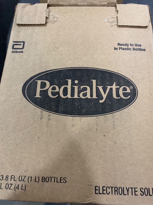 Photo 2 of Pedialyte with Immune Support Electrolyte Solution, Peach Mango, Hydration Drink with Zinc, Selenium, and Magnesium, 1 Liter, Pack of 4