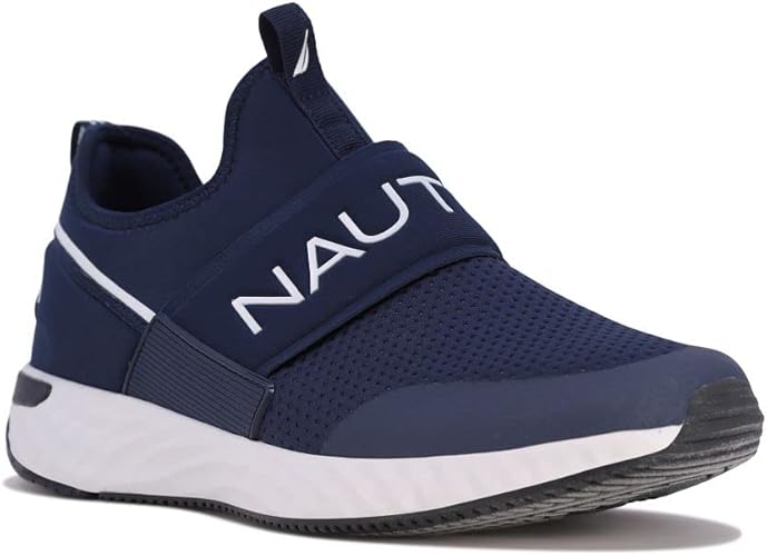 Photo 1 of Nautica Men's Slip-On Sneakers – Casual Fashion Shoes for Walking, in Medium & Wide Widths Size 8