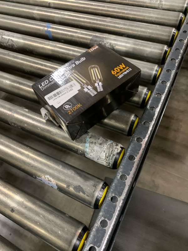 Photo 1 of TJOY Candelabra LED Bulbs,Dimmable T6 LED Tubular Bulb 5.5W Equivalent 60W 2700K Warm White,Vintage Edison Tube Light Decorative for Chandelier, Ceiling Fan Pendant Wall Sconces,E12 Base,600lm,12pack