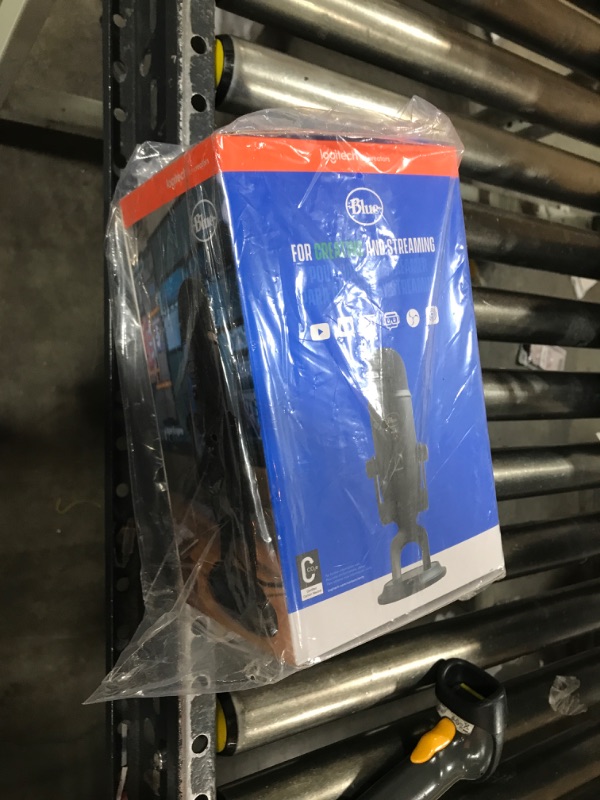 Photo 1 of Logitech for Creators Blue Yeti USB Microphone for Gaming, Streaming, Podcasting, Twitch, YouTube, Discord, Recording for PC and Mac, 4 Polar Patterns, Studio Quality Sound, Plug & Play-Blackout
