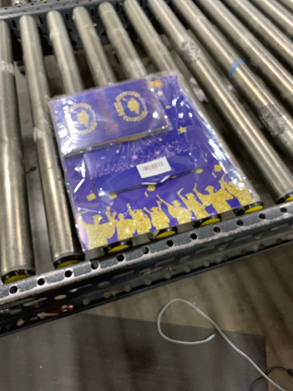 Photo 1 of Class of 2024 Graduation Cards Box with 36PCS Graduation Advice Cards Giant Guest Book Signature Board Blue Gold Class of 2024 High School College Graduate Congrats Grad Party Decor