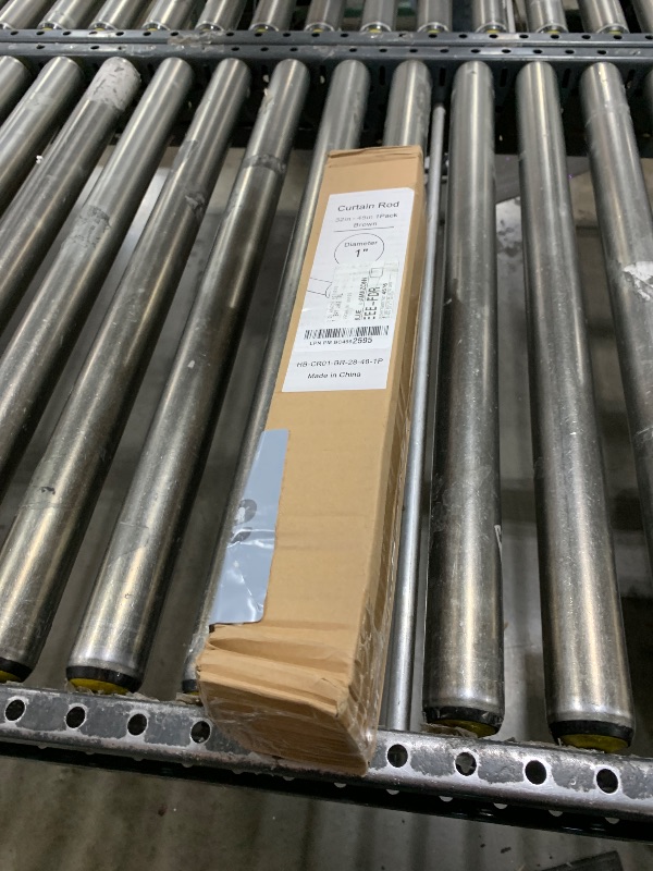 Photo 1 of Wood Curtain Rods for Windows: 1 Inch Diameter Adjustable Drapery Rods 28" to 48", Decorative Window Curtain Rods 