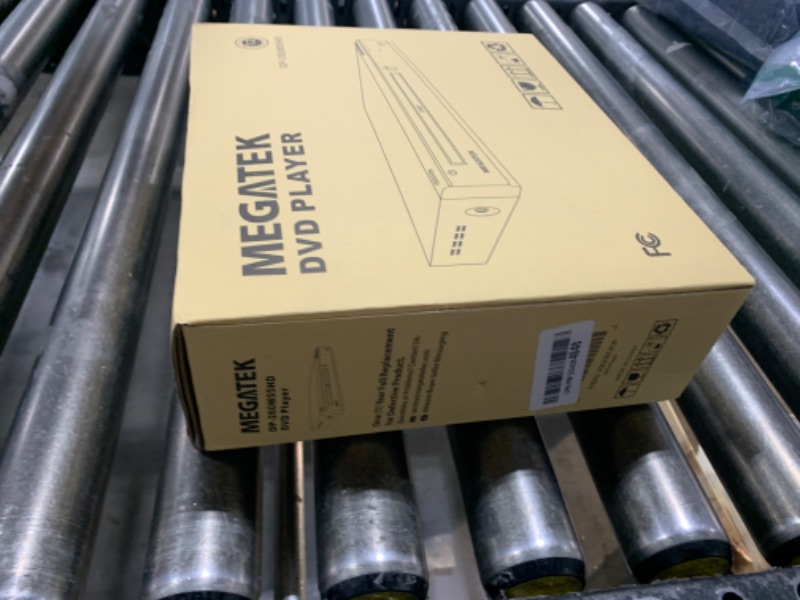 Photo 1 of MEGATEK Region-Free DVD Player for TV with HDMI, CD Player for Home, Plays All Regions and Formats, USB Port, Durable Metal Casing, Remote, HDMI and RCA Cables Included