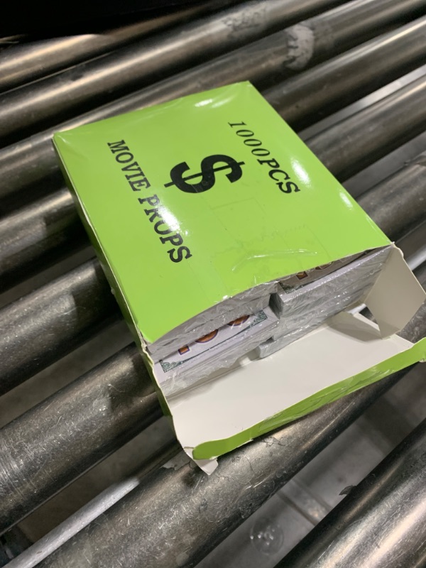 Photo 1 of SHANLU 1000PCS Prop Money Play Money Movie Prop Money for Kids Pretend Play and Learning, Prop Money for Board Games, Music Video, Birthday, Christmas Parties