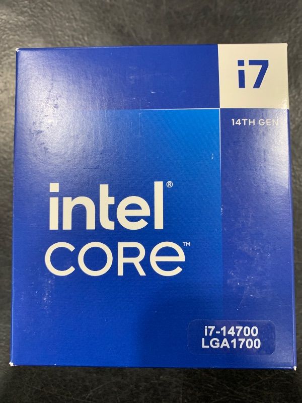 Photo 2 of Intel Core i7-14700 Desktop Processor 20 cores (8 P-cores + 12 E-cores) up to 5.4 GHz