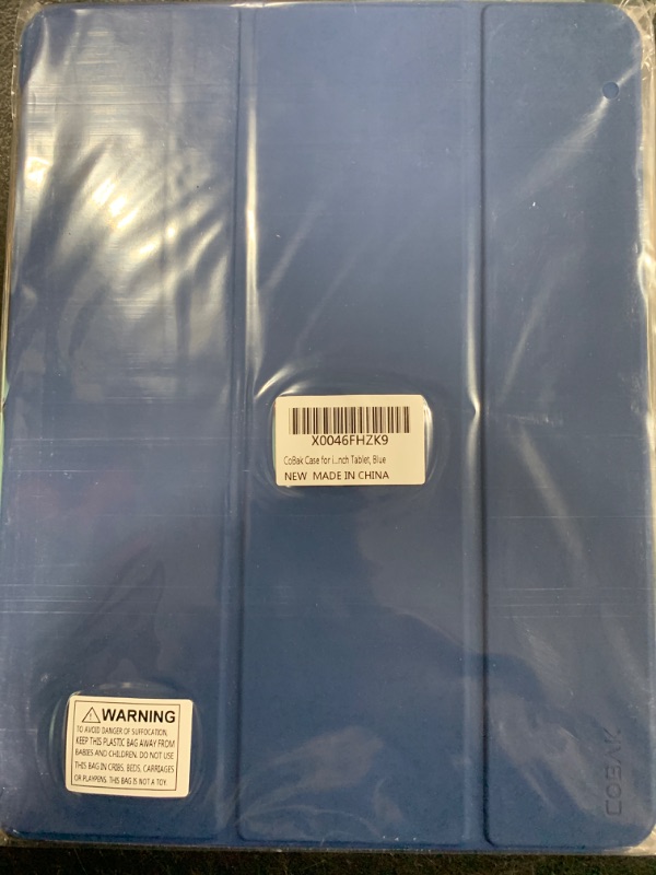 Photo 1 of CoBak Case for iPad Pro 13 Inch 2024 (7th Gen) Released, Slim Stand Hard Back Shell Protective Smart Cover with Auto Sleep Wake Feature for iPad Pro 13 Inch Tablet, Blue