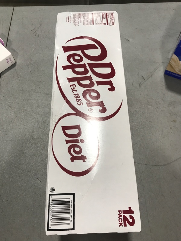 Photo 2 of Diet Dr Pepper Soda, 12 fl oz cans, 12 pack