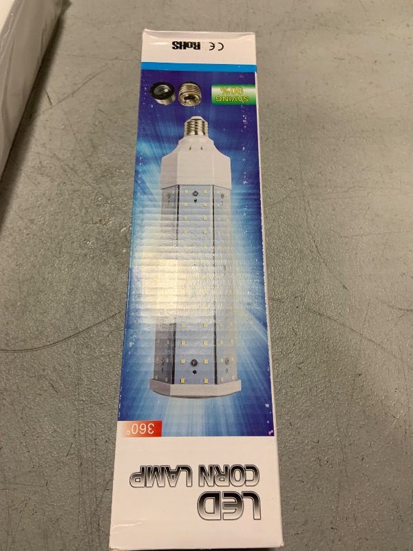 Photo 1 of 100W LED Corn Light Bulb, 600W Equialent, E26/E39 Mogul Base, 6500K Daylight Cool White, 85-265V, 10000LM, LED Corn Bulb for Large Area Garage Factory Warehouse High Bay Barn Shopping Mall Supermarket