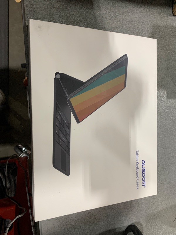 Photo 1 of AUSDOM Magic-Style Keyboard Case for 2024 iPad Air 13(M2) and iPad Pro 12.9 (6th/5th/4th/3rd Gen), Magnetic Floating Wireless Backlit Rechargeable Bluetooth Keyboard with Multi-Touch Trackpad, Black