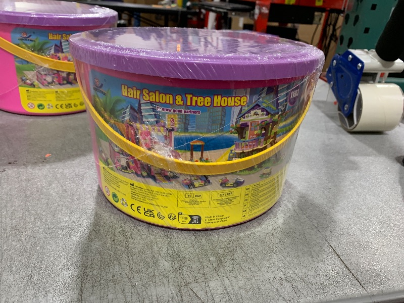 Photo 1 of Friends Tree House&Hair Salon Building Blocks Toy Sets, Treehouse Hairdressing Building Set with Storage Box, Friends Heartlake City Building Blocks Set for Girl & Boy 8-12 Years Christmas Birthday