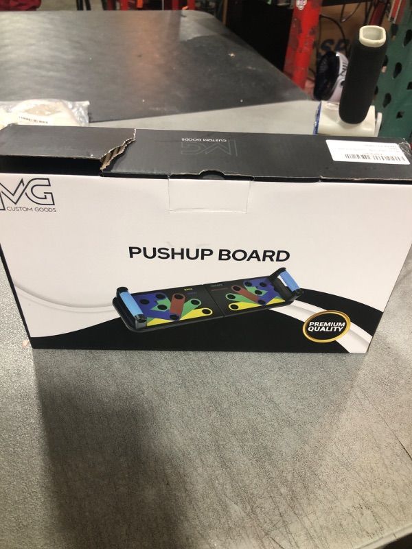 Photo 2 of MG Push up Board with 5 Resistance Bands & Jump Rope – Portable Home Gym Equipment for Full Body Workout, Strength Training, Exercise and Fitness – With a Giftable Box & Workout Manual