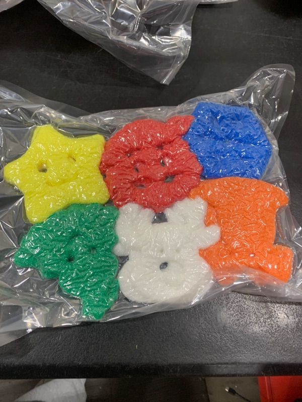 Photo 1 of 12 Pack Christmas Sponges Christmas Kitchen Decor Christmas Cleaning Sponges Cute Kitchen Scrub Sponges Christmas Tree Non Scratch Temperature Sensitive Scrubbing,Dish Pots and Pans Dishwashing.