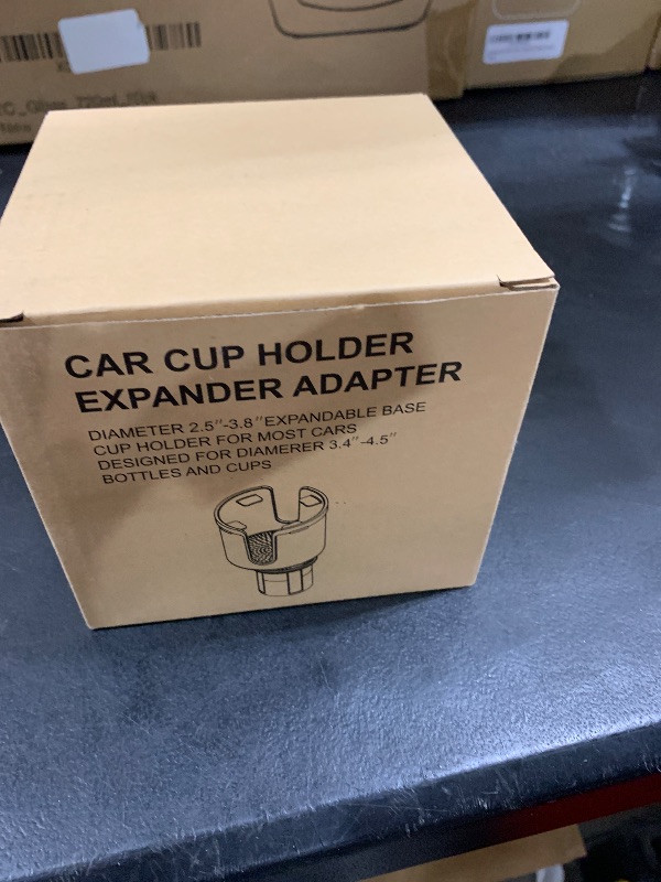 Photo 2 of Cup Holder Expander for Car- Car Cup Holder Expander with Offset Adjustable Base, Compatible with Yeti 24/36/46oz Ramblers, Large Bottles Mugs in 3.4"-4.5", Universal Auto Vehicle?Blue?