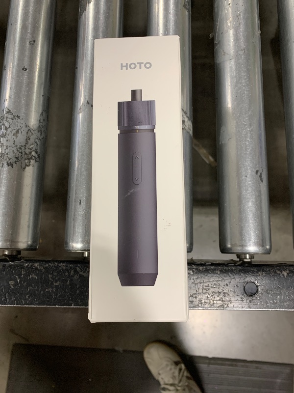 Photo 1 of HOTO Electric Screwdriver Rechargeable, 3.6V Cordless Screwdriver Set USB-C, 3 Torque Settings, 1500mAh Battery, LED Light & 12 S2 Metal Bits for Furniture/Electrical Repairs