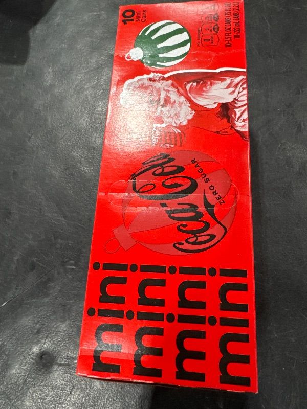 Photo 1 of Coca-Cola Coke Zero Sugar Diet Soda Soft Drink, 7.5 fl oz, 10 Pack