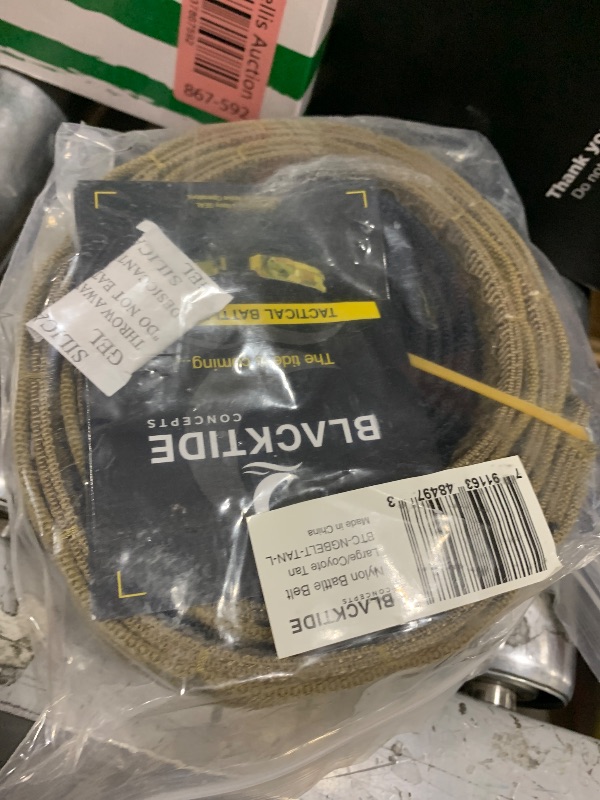 Photo 1 of BLACKTIDE CONCEPTS TACTICAL BATTLE BELT | Navy SEAL Designed, Tested & Guaranteed| Tactical & MOLLE Gear| COYOTE TAN-L