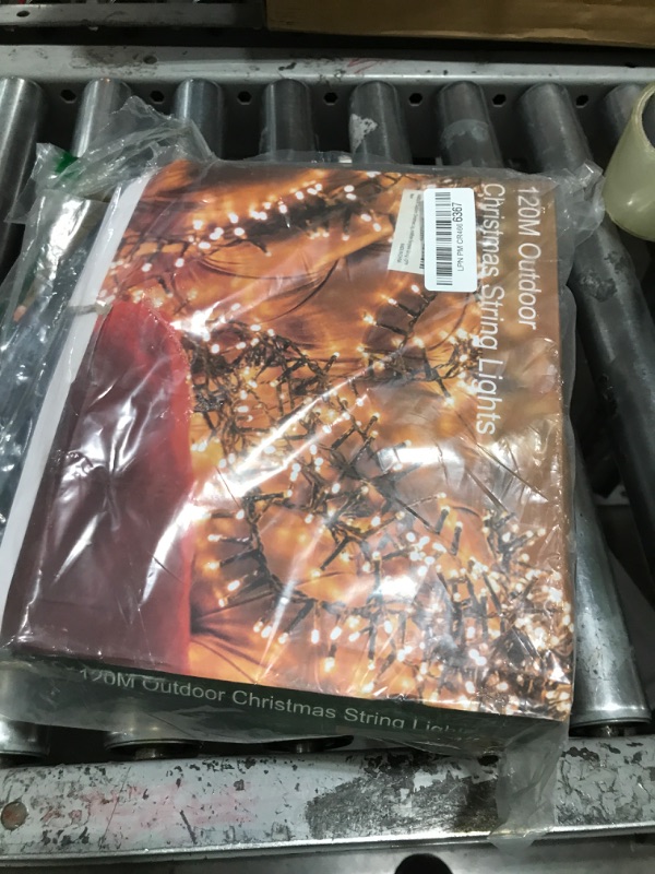 Photo 1 of FABILERI 1000LED Christmas Lights Outdoor, 394ft LED String Lights, 8 Modes&Remote Timer Plug-in Waterproof String Lights for Christmas Patio Wedding Party Holiday Decoration (Warm White)