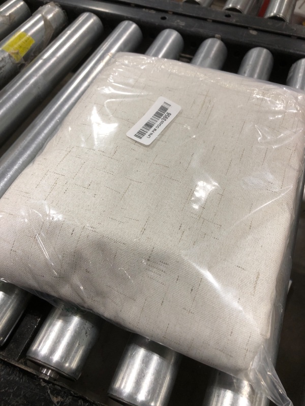 Photo 1 of KOUFALL 92 Inch Curtains for Living Room 2 Panels Set,Back Tab Room Darkening Linen Blackout Curtains 92 Inches Long for Bedroom,Cream Ivory