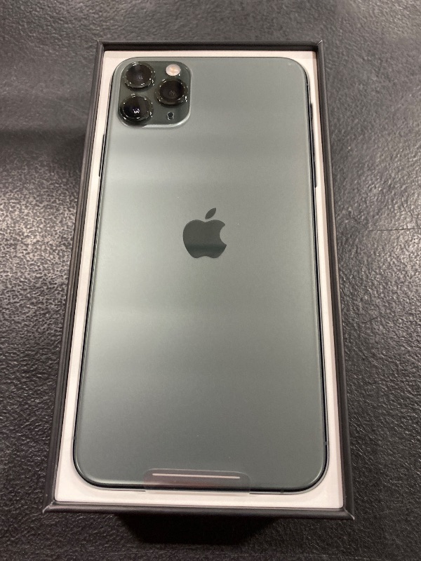 Photo 2 of Apple iPhone 11 Pro Max [256GB, Midnight Green] + Carrier Subscription [Cricket Wireless]