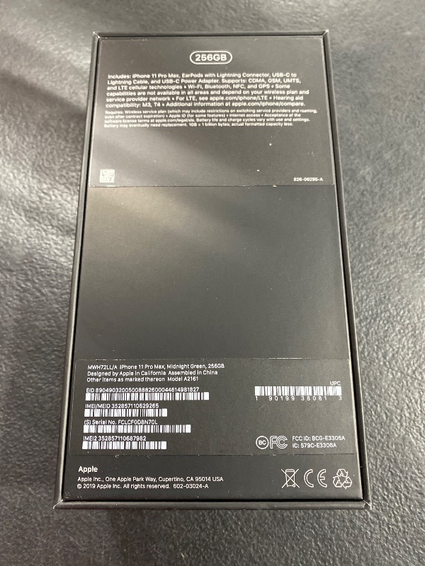 Photo 5 of Apple iPhone 11 Pro Max [256GB, Midnight Green] + Carrier Subscription [Cricket Wireless]