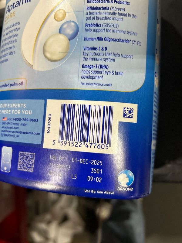 Photo 2 of Aptamil Care Stage 2, Milk Based Powder Infant Formula for 6+ Months, Also for C-section born babies, with DHA & ARA, Omega 3 & 6, Prebiotics, Contains No Palm Oil, 28.2 Ounces, Packaging May Vary