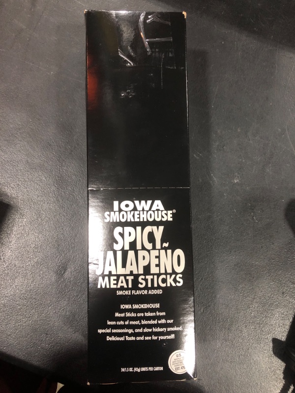 Photo 2 of 1.5 oz Meat Sticks Spicy Jalapeño 24 count box 